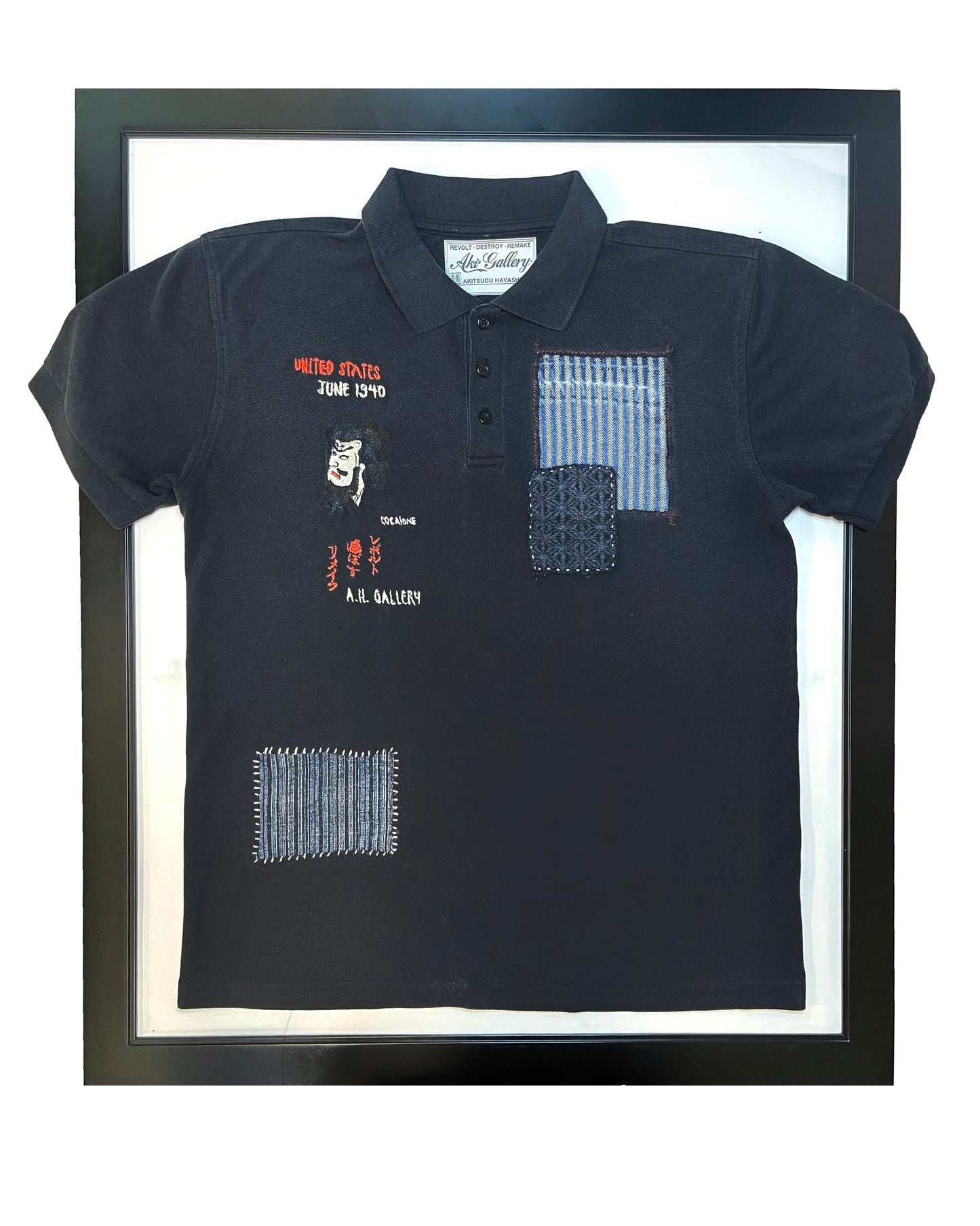 ‘Rebel’ Patchwork Polo Shirts