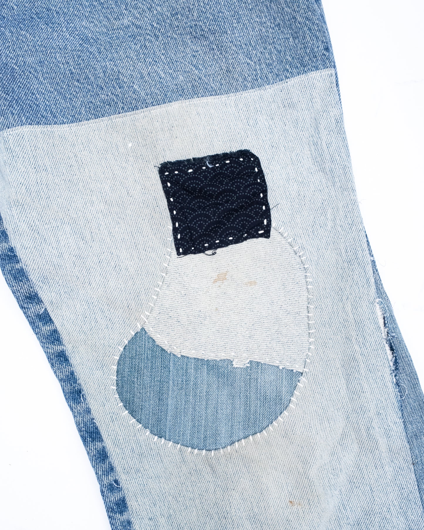 OriginalFani®design/Aki's Gallery Patchwork Denim Jeans