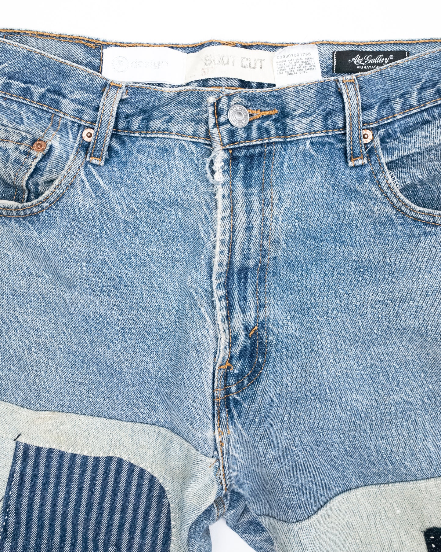 OriginalFani®design/Aki's Gallery Patchwork Denim Jeans
