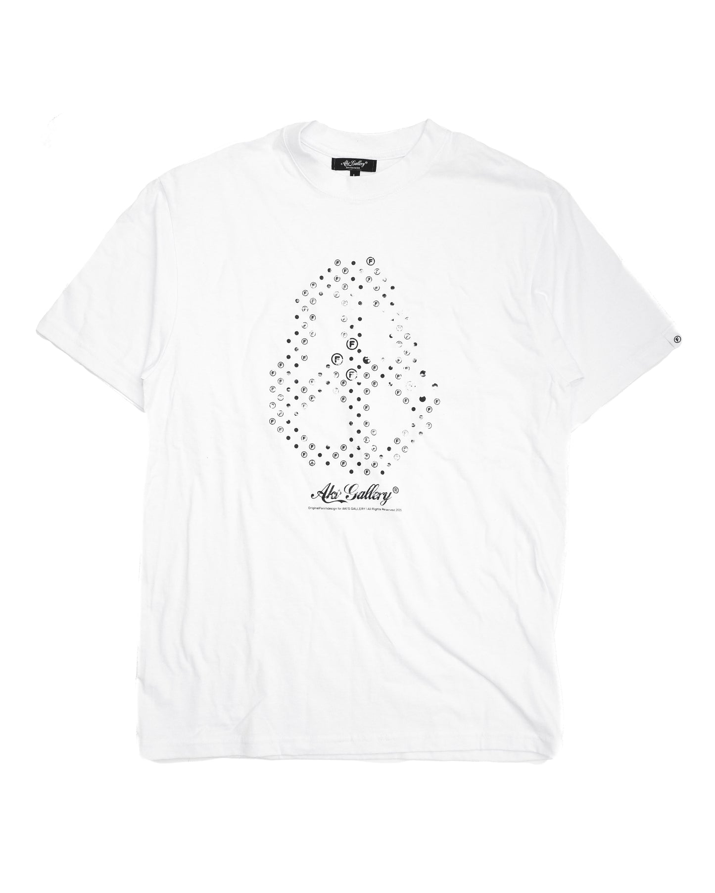 OriginalFani®design/Aki's Gallery "Peace" Pattern T-Shirt (White)