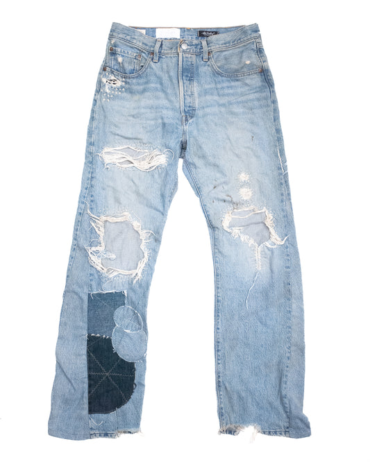 OriginalFani®design/Aki's Gallery Patchwork Denim Jeans