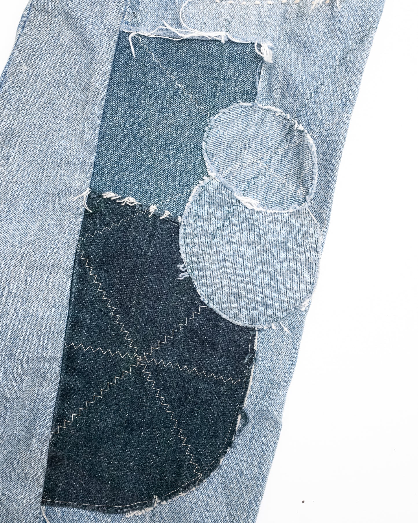 OriginalFani®design/Aki's Gallery Patchwork Denim Jeans