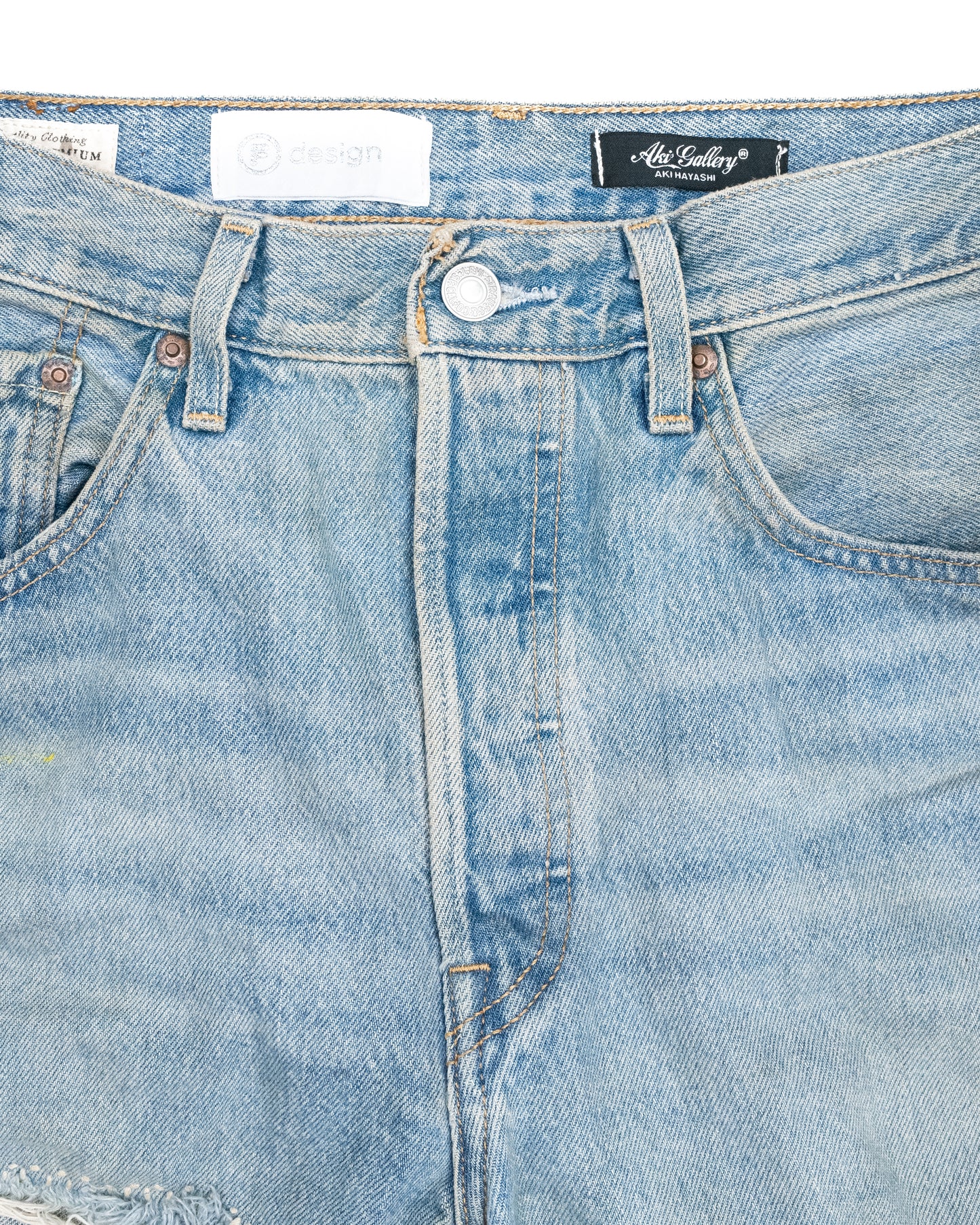 OriginalFani®design/Aki's Gallery Patchwork Denim Jeans